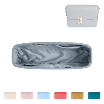 DGAZ Silk Purse Organizer Insert For Celine Triomphe Nano/Teen/Medium Bags,Silky Smooth Bag Organizer,Luxury Handbag & Tote Shaper