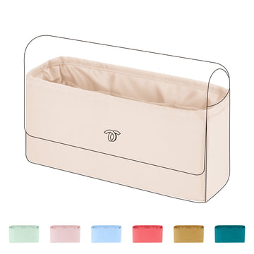 DGAZ Purse Organizer Insert for Chanel WOC Bags,Silk Bag Organizer,Luxury Handbag & Tote Shaper