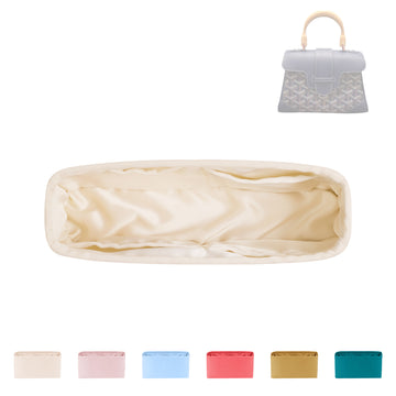 DGAZ Purse Organizer Insert Fits Goyard Saigon Bags,Silk Bag Organizer,Luxury Handbag & Tote Shaper