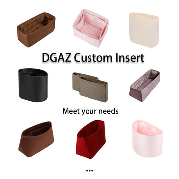 DGAZ Custom Silk Purse Organizer Insert For Luxury Handbag