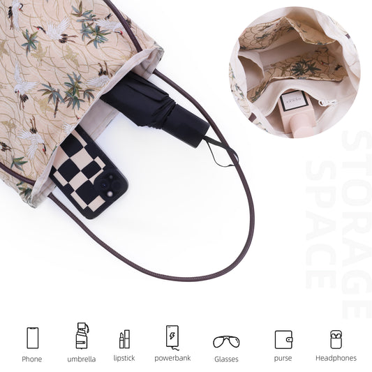 DGAZ Designer Hobo Bags for Women, Luxury Tote Bag with Zipper, Large Shoulder Bags