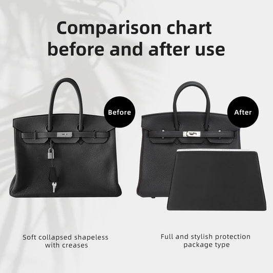 DGAZ Purse Pillow Shaper Insert,Luxury Handbag Tote Shapers , Memory Foam- Fits Birkin 25/30/35/40 Bag