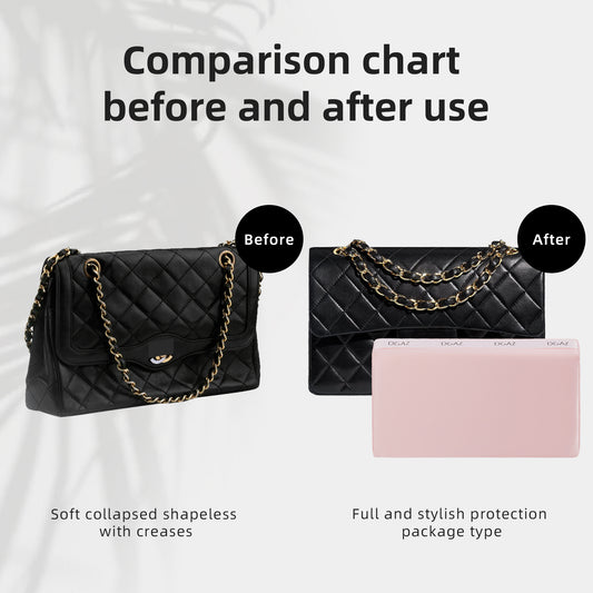 DGAZ Purse Pillow Shaper Insert for Chanel CF Bags,  Silky Pillow Shaper for Luxury Handbags