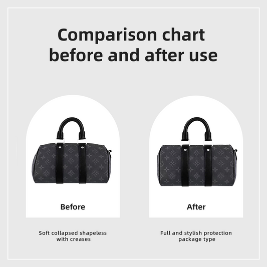 DGAZ Purse Organizer Insert Fits LV Keepall Bags,Silk Bag Organizer,Luxury Handbag & Tote Shaper