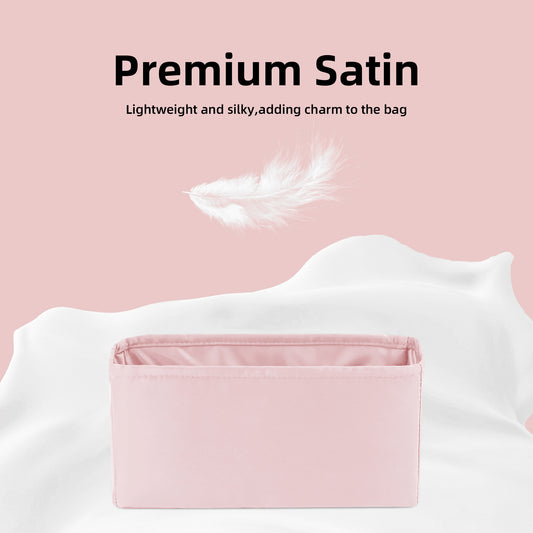 DGAZ Bag Organizer Insert For Hermes Geta Bags, Silk Purse Organizer, Luxury Handbag & Tote Organizer