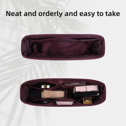 DGAZ Silky Purse Organizer Insert for Chanel 2.55 Bags, Luxury Handbag & Tote Organizer, Simplicity bag organizer