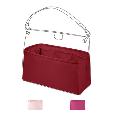 DGAZ Purse Organizer Insert Fits LV Graceful PM/MM Bags,Silk Bag Organizer,Luxury Handbag & Tote Shaper