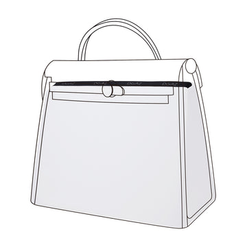 DGAZ Purse Pillow Shaper Insert for Hermes Herbag 31/39/50 Bags, Silky Pillow Shaper for Luxury Handbags