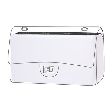DGAZ Bag Pillow Shaper Insert for Chanel 2.55 Bags, Silky Pillow Shaper for Luxury Handbags