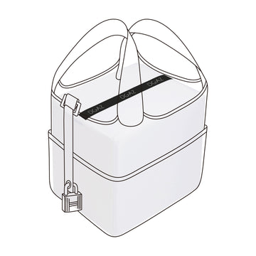 DGAZ 가방 베개,명품 핸드백 토트 베개, 메모리 폼 카고 피코틴 Cargo Picotin 18 Bags 호환