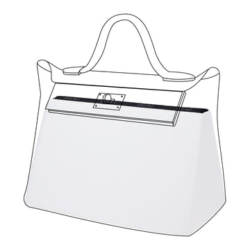 DGAZ Purse Pillow Shaper Insert for Hermes 24/24 Mini/29/35 Bags, Silky Pillow Shaper for Luxury Handbags