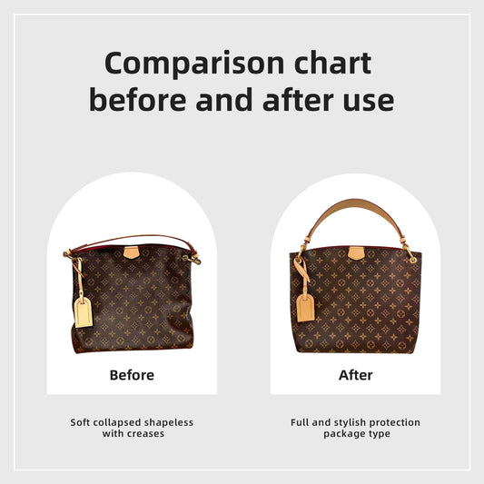 DGAZ Purse Organizer Insert Fits LV Graceful PM/MM Bags,Silk Bag Organizer,Luxury Handbag & Tote Shaper