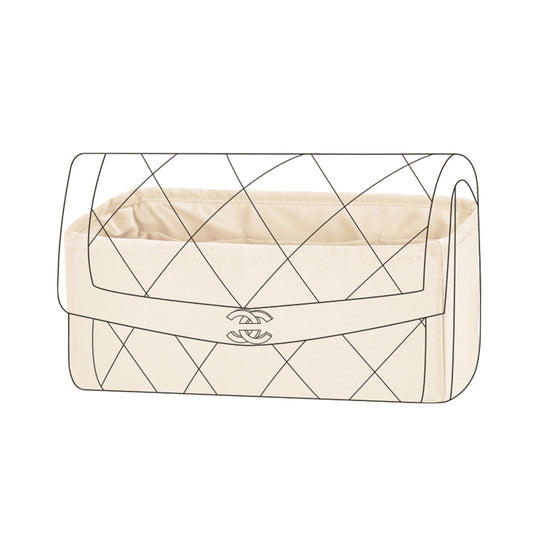 DGAZ Purse Organizer Insert for Chanel Diana Bags，Silk Bag Organizer，Luxury Handbag & Tote Shaper