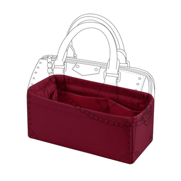 DGAZ Purse Organizer Insert Fits LV Speedy Trunk Bags，Silk Bag Organizer，Luxury Handbag & Tote Shaper