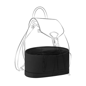 DGAZ Silk Purse Organizer Insert For Montsouris Bags,Silky Smooth Bag Organizer，Luxury Handbag & Tote Shaper