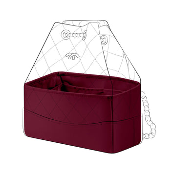DGAZ Purse Organizer Insert for Chanel Gabrielle Backpack Bags，Silk Bag Organizer，Luxury Handbag & Tote Shaper