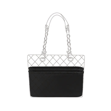 DGAZ Purse Organizer Insert for Chanel GST/PST Bags，Silk Bag Organizer，Luxury Handbag & Tote Shaper