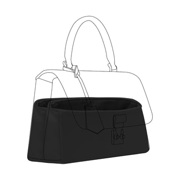 DGAZ Silk Purse Organizer Insert For Madeleine Bags,Silky Smooth Bag Organizer，Luxury Handbag & Tote Shaper