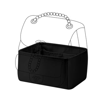 DGAZ Purse Organizer Insert for Chanel Duma Bags，Silk Bag Organizer，Luxury Handbag & Tote Shaper