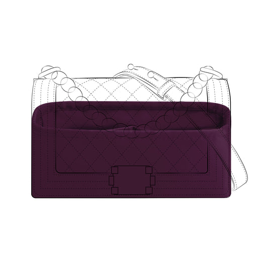 DGAZ Silky Purse Organizer Insert For Chanel Leboy Bags, Luxury Handbag & Tote Organizer, Simplicity bag organizer