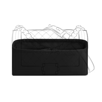 DGAZ Silky Purse Organizer Insert For Chanel Leboy Bags, Luxury Handbag & Tote Organizer, Simplicity bag organizer
