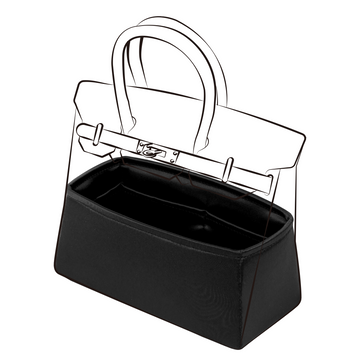 DGAZ Purse Organizer Silky Smooth,Silk ,Luxury Handbag Tote in Bag Shapers , Women- Fits Birkin Bags