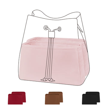 DGAZ Purse Organizer Insert Fits LV Neonoe Bags，Silk Bag Organizer，Luxury Handbag & Tote Shaper