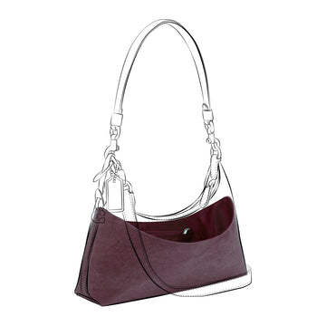 DGAZ Lightweight Purse Organizer Insert for Coach Juliet Bags,silk and DupontPaper handbag inner for Luxury Bag