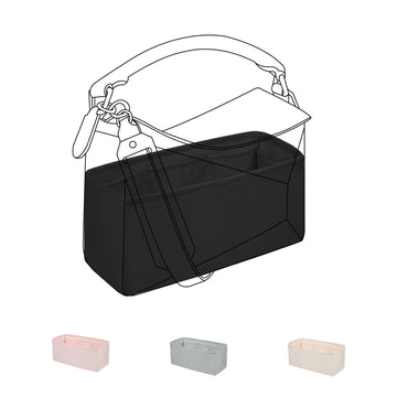 DGAZ Bag Organizer Insert For Loewe Puzzle Bag, Silk Purse Organizer, Luxury Handbag & Tote Organizer