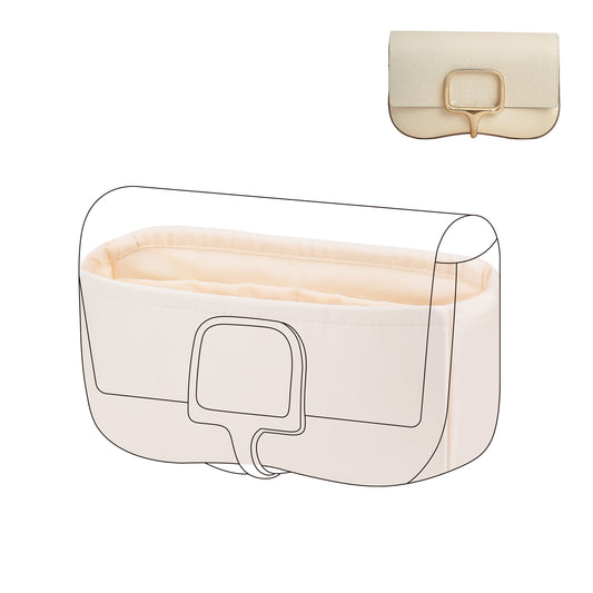 DGAZ Silky Purse Organizer Insert Fits Hermes Della Cavalleria Bags, Luxury Handbag & Tote Organizers, Simplicity bag organizer