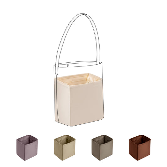 DGAZ Silk Purse Organizer Insert For The Row Ns Parker tote Bags,Silky Smooth Bag Organizer，Luxury Handbag & Tote Shaper