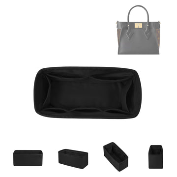 DGAZ Bag Organizer Insert For LV On My Side Bags, Silk Purse Organizer, Luxury Handbag & Tote Organizer