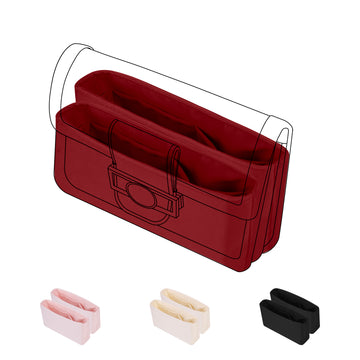 DGAZ Purse Organizer Insert Fits LV Dauphine Bags，Silk Bag Organizer，Luxury Handbag & Tote Shaper