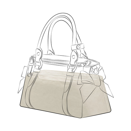 DGAZ Lightweight Purse Organizer Insert for MiuMiu Bow Bags,silk and DupontPaper handbag inner for Luxury Bags