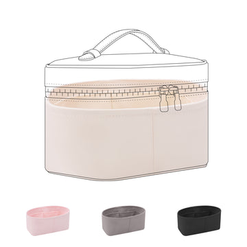DGAZ Bag Organizer Insert For LV Nice Bags, Silk Purse Organizer, Luxury Handbag & Tote Organizer