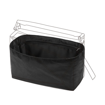DGAZ Lightweight Purse Organizer Insert for Loewe Puzzle Bag,silk and DupontPaper handbag inner for Luxury Bags