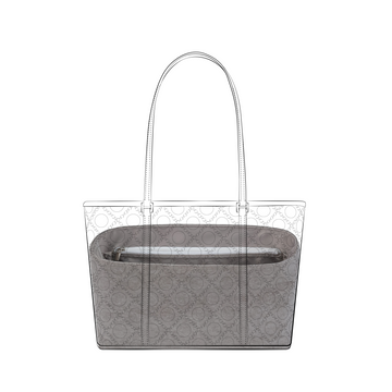 DGAZ Lightweight Purse Organizer Insert for Tory Burch T Monogram Zip Tote Bag,silk and DupontPaper handbag inner for Luxury Bags