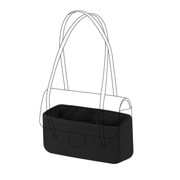 DGAZ Purse Organizer Insert for Chanel Preppy Coco 26P Handbags，Silk Bag Organizer，Luxury Handbag & Tote Shaper