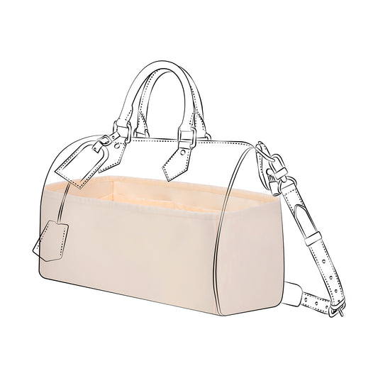 DGAZ Silk Purse Organizer Insert For Speedy P9 Bags,Silky Smooth Bag Organizer，Luxury Handbag & Tote Shaper