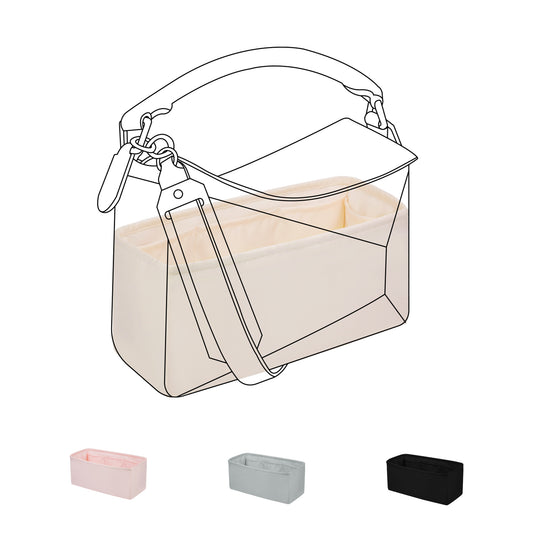 DGAZ Bag Organizer Insert For Loewe Puzzle Bag, Silk Purse Organizer, Luxury Handbag & Tote Organizer