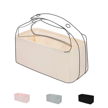 DGAZ Silk Purse Organizer Insert For Hermes Bride A Brac bag，Silky Smooth Bag Organizer，Luxury Handbag & Tote Shaper