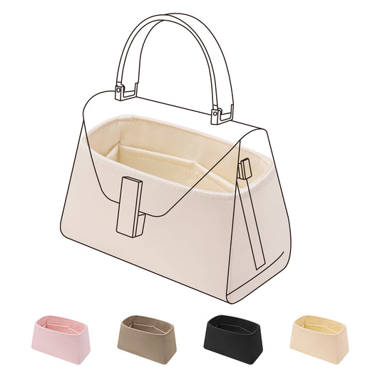 DGAZ Silk Purse Organizer Insert For Valextra iside Bags,Silky Smooth Bag Organizer，Luxury Handbag & Tote Shaper
