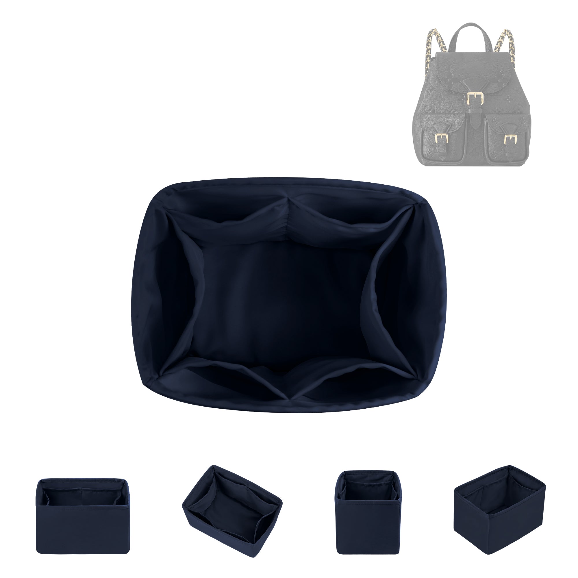 DGAZ Bag Organizer Insert For LV Backup Bags, Silk Purse Organizer, Lu
