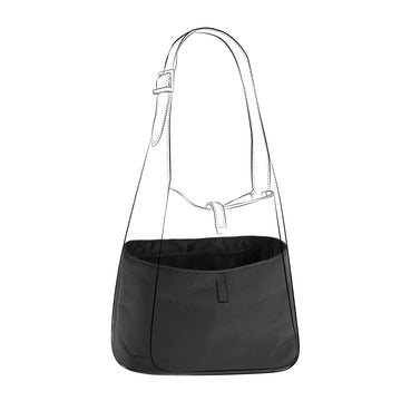 DGAZ Lightweight Purse Organizer Insert for Ysl Hobo Bags,silk and DupontPaper handbag inner for Luxury Bag