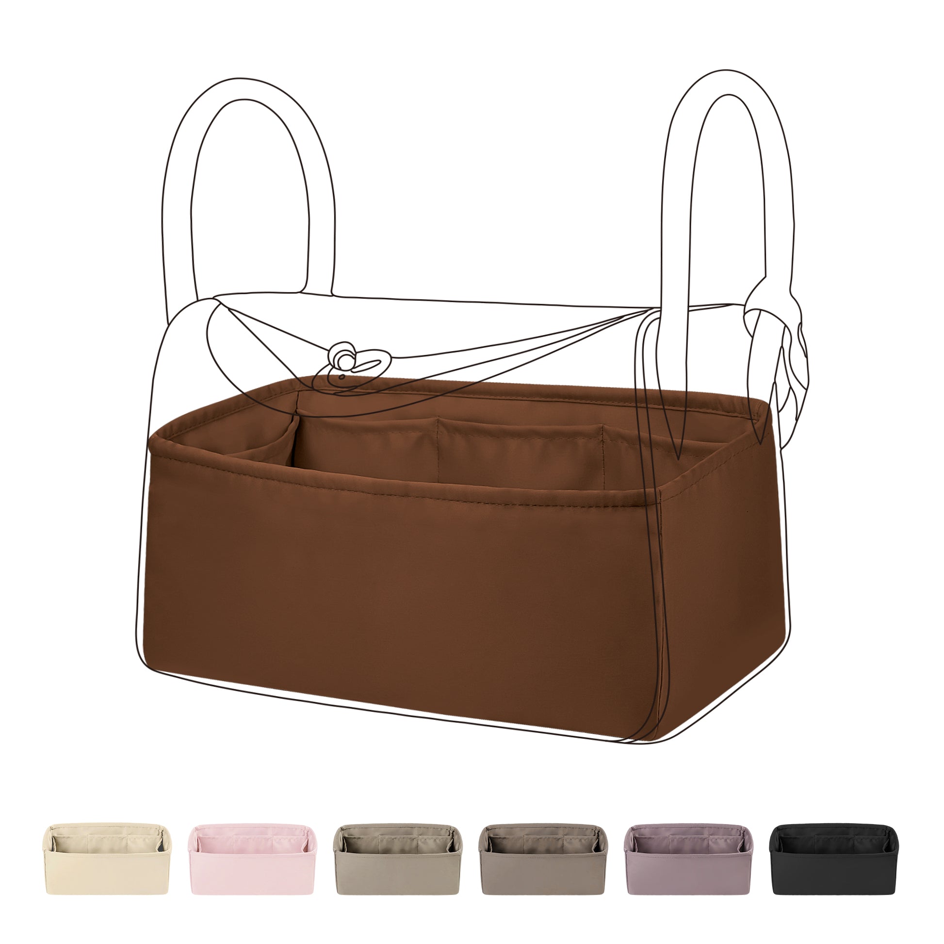 Bag Organizer for LV Graceful MM - Premium Felt (Handmade/20 Colors)