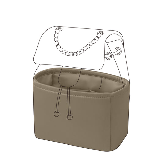DGAZ Silk Purse Organizer Insert For Chanel 23s/24s Salzburg Backpack Bags,Silky Smooth Bag Organizer，Luxury Handbag & Tote Shaper