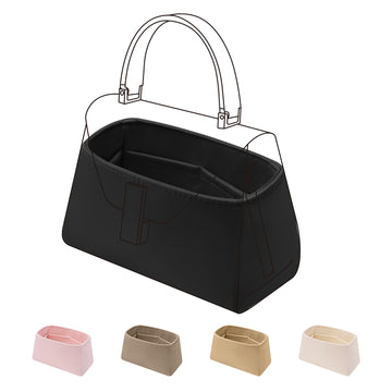 DGAZ Silk Purse Organizer Insert For Valextra iside Bags,Silky Smooth Bag Organizer，Luxury Handbag & Tote Shaper