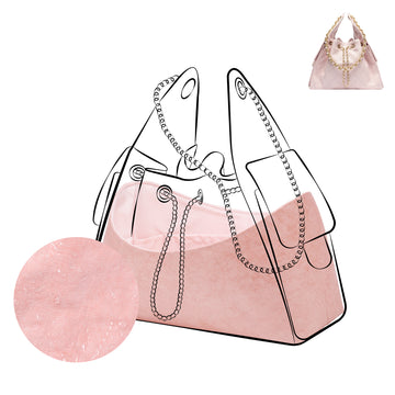 DGAZ Lightweight Purse Organizer Insert for Chanel 25C Hobo Bags,silk and DupontPaper handbag inner for Luxury Bag