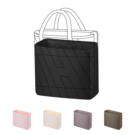 DGAZ Bag Organizer Insert For Hermes Cabas Bags, Silk Purse Organizer, Luxury Handbag & Tote Organizer