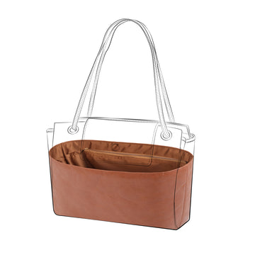 DGAZ Lightweight Purse Organizer Insert for GYARD-Rouette Bags,silk and DupontPaper handbag inner for Luxury Bag